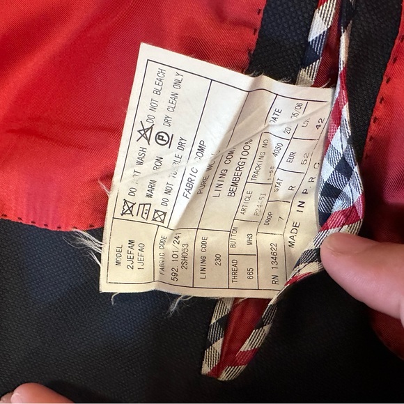 42R Suitsupply Navy Mens Sport Coat Blazer - Picture 4 of 4